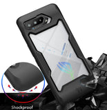 Black Rugged Case Clear Hard Acrylic Cover for Asus ROG Phone 5 Pro Ultimate
