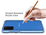 AquaFlex Transparent Anti-Shock Clear Case Slim Cover for Samsung Galaxy S20