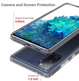 AquaFlex Transparent Anti-Shock Clear Case Slim Cover for Galaxy S20 FE 5G 2020
