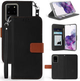Durable Secure Wallet Case Card Slot Wrist Strap for Samsung Galaxy S20 Ultra
