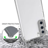 AquaFlex Transparent Anti-Shock Clear Case Slim Cover for Samsung Galaxy S21 5G