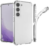 Clear Flex Gel TPU Skin Case Phone for Samsung Galaxy S23 (Cupped Camera Lens)