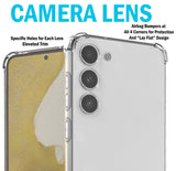 Clear Flex TPU Skin Case Phone for Samsung Galaxy S23 Plus (Cupped Camera Lens)
