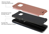 ROSE GOLD PINK MATTE SLIM DUO-SHIELD CASE COVER FOR SAMSUNG GALAXY S6 EDGE PLUS