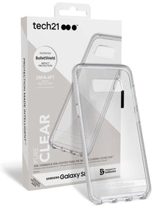 Tech21 Pure Clear Case Transparent Cover for Samsung Galaxy S8