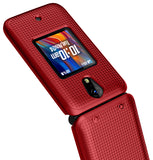 Grid Texture Slim Hard Shell Case Cover for Schok Flip Phone (2022)