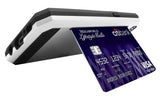 WHITE RUGGED TPU HARD CASE CREDIT CARD SLOT STAND FOR SAMSUNG GALAXY S7 EDGE
