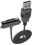 Black Rugged USB Charger/Sync Cable for Sonim XP5 XP6 XP7 XP5700 XP6700 XP7700