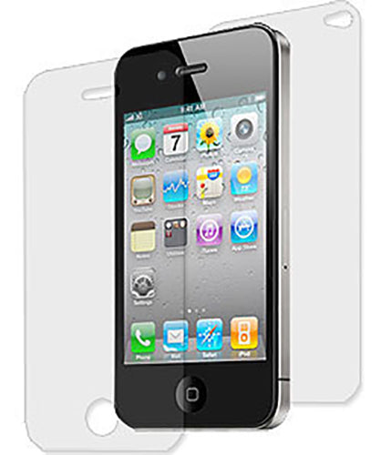 NEW FRONT BACK SCREEN PROTECTOR SHEET LCD SAVER FOR APPLE iPHONE 4S 4 –  Nakedcellphone