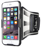 BLACK CASE COVER + ARMBAND STRAP COMBO ROTATING/REFLECTIVE FOR iPHONE 7