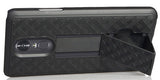 Black Kickstand Slim Case Hard Shell Cover for LG Stylo 4 Plus Q710