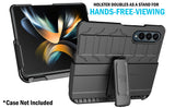 Belt Clip Holster with S Pen Slot for Galaxy Z Fold 4 / 3 (MADE TO FIT OUR CASE)