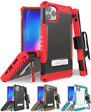 Tri-Shield Rugged Case Kickstand Cover Belt Clip Holster for Apple iPhone 11 Pro