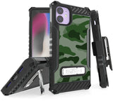 Rugged Tri-Shield Case + Belt Clip for Apple iPhone 11 - Camouflage Series