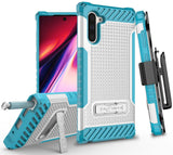 Tri-Shield Rugged Case Kickstand Cover + Belt Clip for Samsung Galaxy Note 10