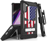 Rugged Tri-Shield Case + Belt Clip for Samsung Galaxy Note 10 - Patriotic Series