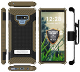Tri-Shield Rugged Case Cover + Belt Clip Holster Strap for Samsung Galaxy Note 9