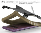 Tri-Shield Rugged Case Kickstand Cover + Belt Clip for Samsung Galaxy S10