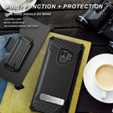 TRI-SHIELD RUGGED CASE COVER STAND STRAP BELT CLIP HOLSTER FOR SAMSUNG GALAXY S9