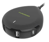 PureGear 4-Port USB Rapid Charging Station, Universal for iPhone, iPad, Macbook