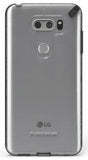 PureGear Black/Clear Slim Shell Case + ImpactShield for LG V30/V30 Plus/V30s/V35