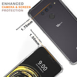 AquaFlex Transparent TPU Anti-Shock Clear Case Cover for LG V50 ThinQ (2019)