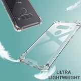 AquaFlex Transparent TPU Anti-Shock Clear Case Cover for LG V50 ThinQ (2019)