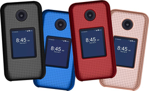 Hard Shell Case Cover for Consumer Cellular Verve Snap Phone (Telstra Flip 4)