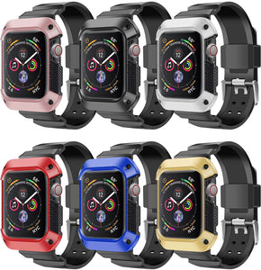 All-in-One Protective Case Cover with Band for Apple Watch (Series 4, 44mm)