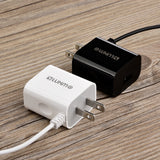 Black 2.1A USB TYPE-C TRAVEL WALL CHARGER WITH USB PORT FOR LG V30 V20 G6 G5