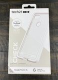 Tech21 White Clear EVO Check Case PureGear Tempered Glass for Google Pixel 2 XL
