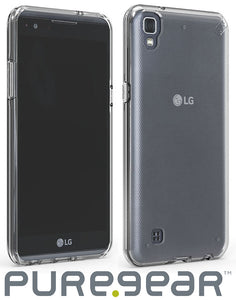PUREGEAR CLEAR SLIM SHELL CASE TRANSPARENT HARD COVER FOR LG X-POWER, K6P