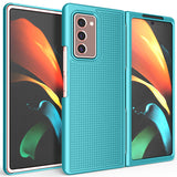 Grid Textured Hard Case Slim Protector Cover for Samsung Galaxy Z Fold 2 5G